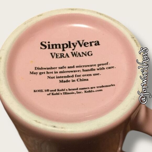 Simply Vera Vera Wang Ribbon Mug Pink - Picture 7 of 10